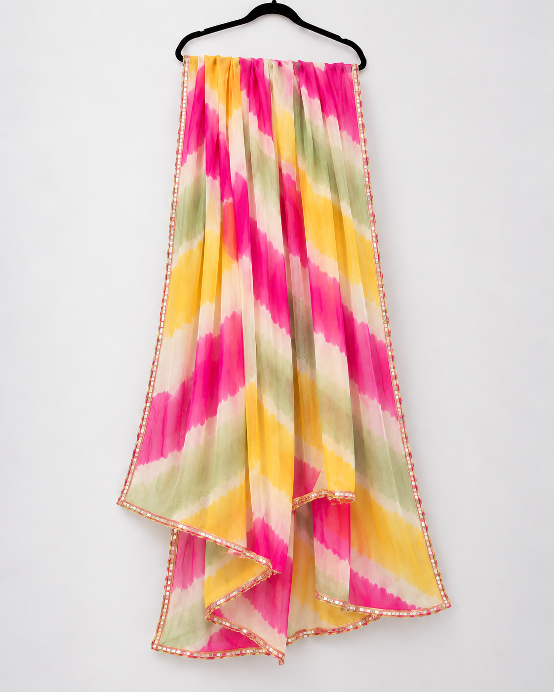 Vibrant Multi-Color Tie & Dye Dupatta