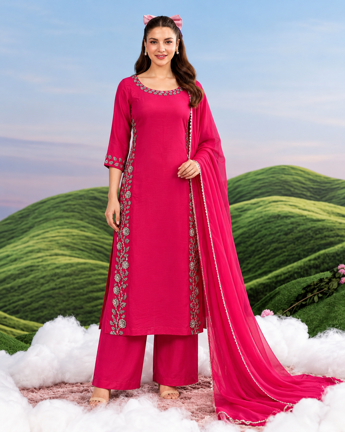 Sparrow Stone-Work Velvet Suit